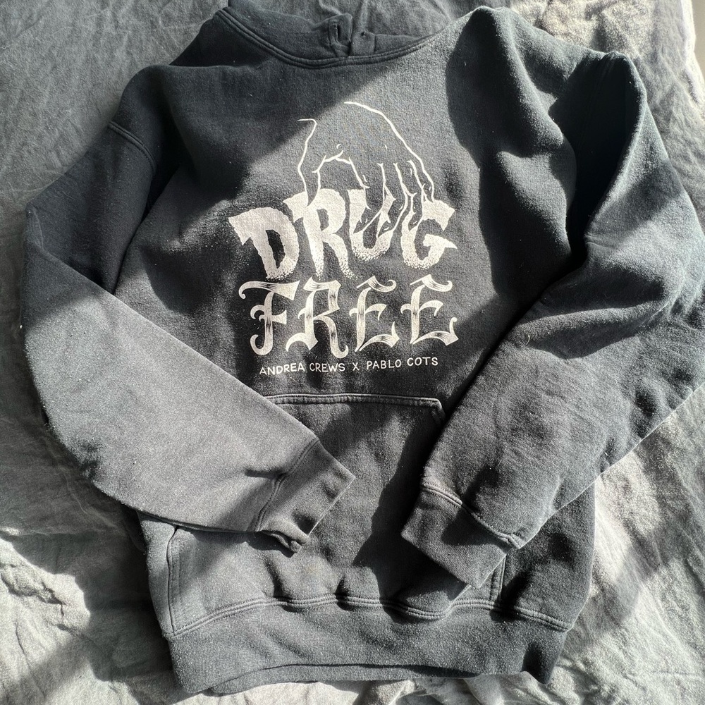 “Drug Free” Andrea Crews sweatshirt